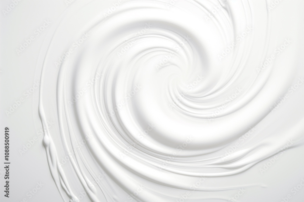 Smooth White Swirl Pattern on a Light Background Evoking Calmness and Serenity, Perfect for Backgrounds or Abstract Designs for Various Creative Projects