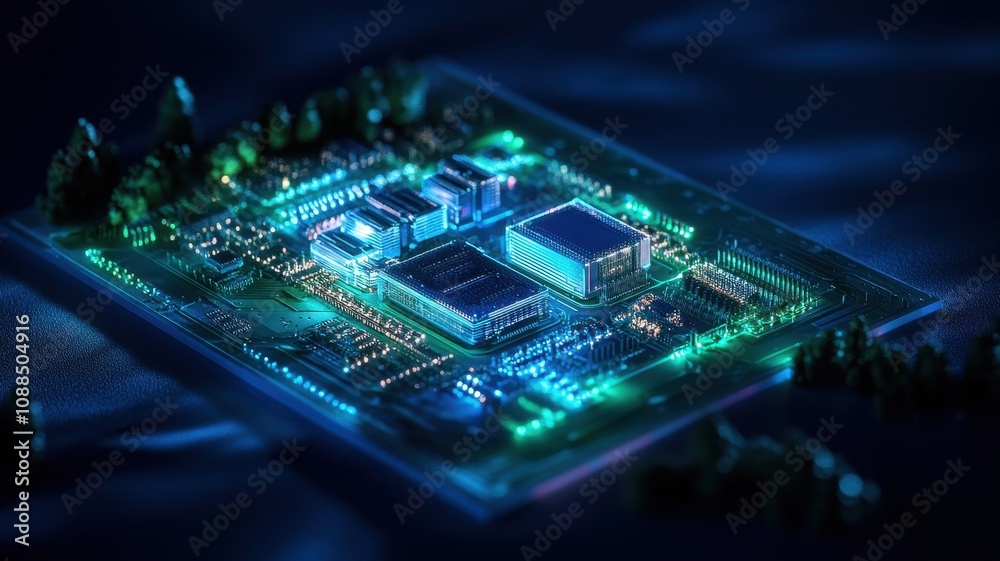 Minimalist Layout of Efficient Circuits with a Glowing Neon Aesthetic for Modern Tech Designs Minimalist Layout of Efficient Circuits with a Glowing Neon Aesthetic for Modern Tech Designs