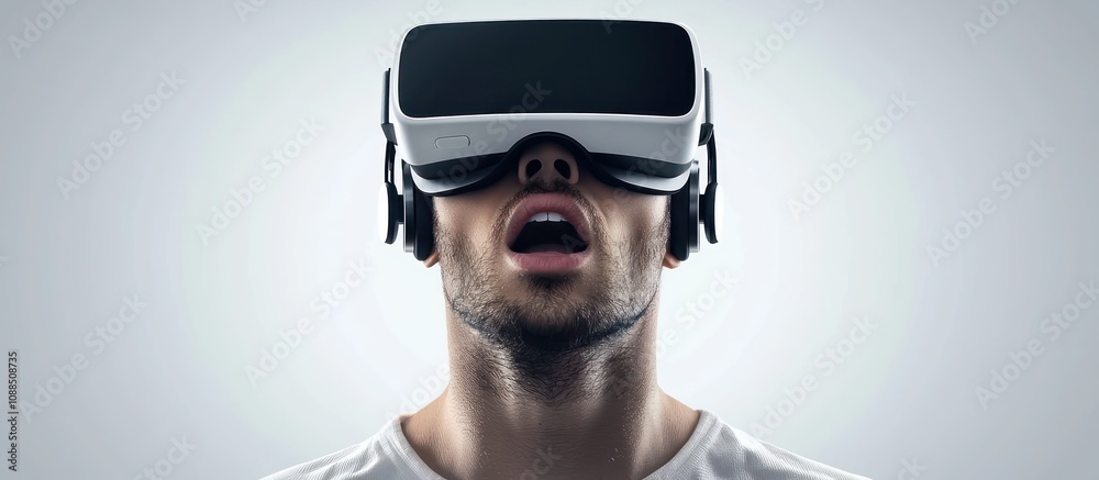 3D visualization of cutting-edge virtual reality adventure tech. 3D visualization of cutting-edge virtual reality adventure tech.