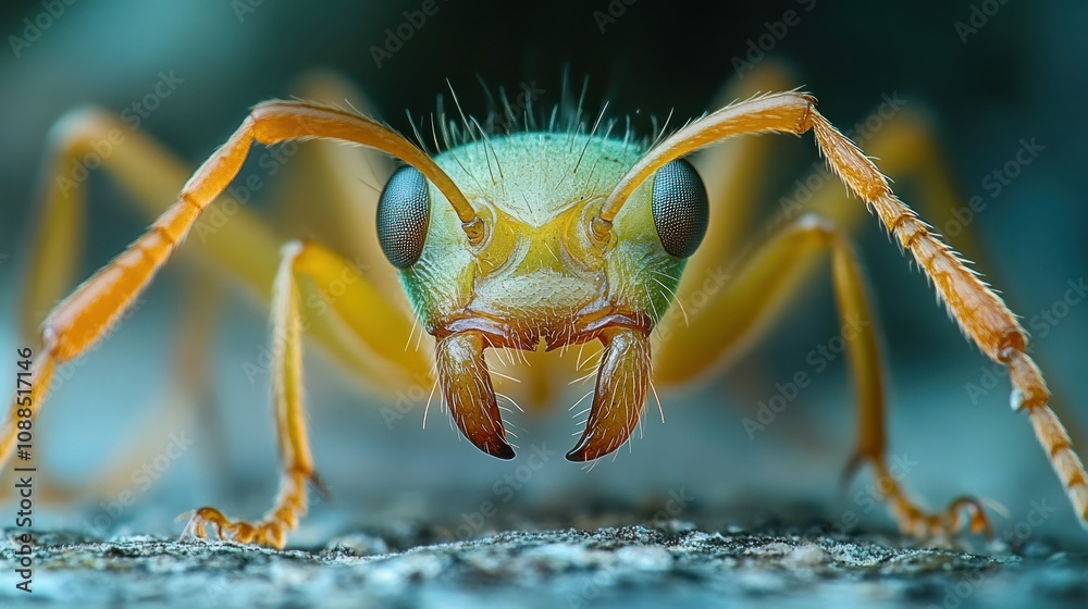 Fototapeta premium Close-up of an Ant's Face