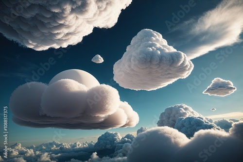 Captivating 3D Cloud Designs and Stunning Atmospheric Effects photo