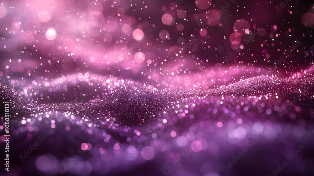 Abstract Purple Glitter Bokeh Background Abstract Purple Glitter Bokeh Background
