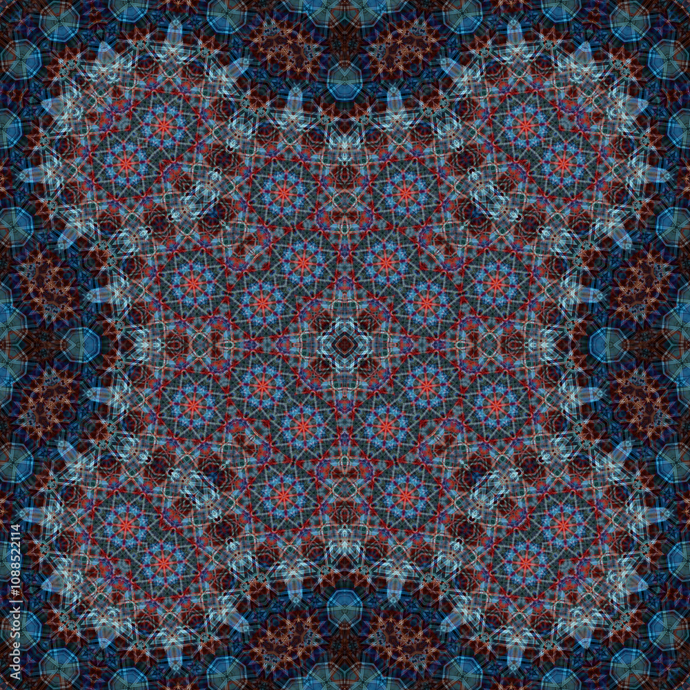 Seamless beautiful pattern. The texture is abstract. The background is symmetrical and repeats