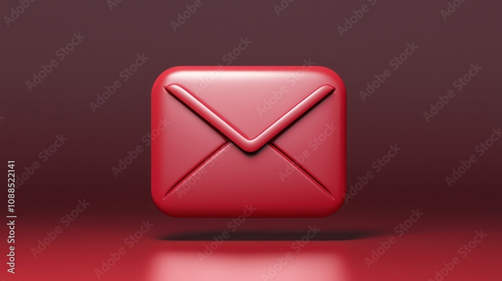 clear Background Featuring 3D Icon for Easy Email Access clear Background Featuring 3D Icon for Easy Email Access