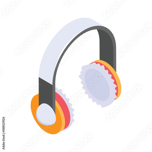 Download this beautiful icon of earmuffs in modern style