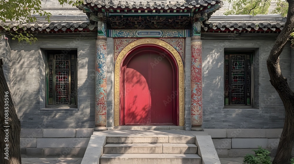 Fototapeta premium Beijing Siheyuan house
