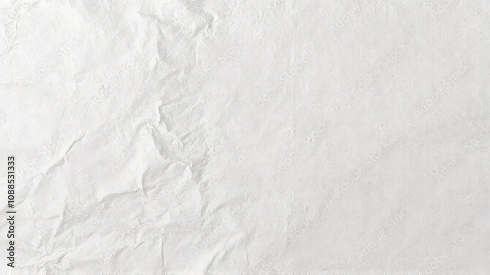 White crumpled paper background, crumpled paper texture White crumpled paper background, crumpled paper texture