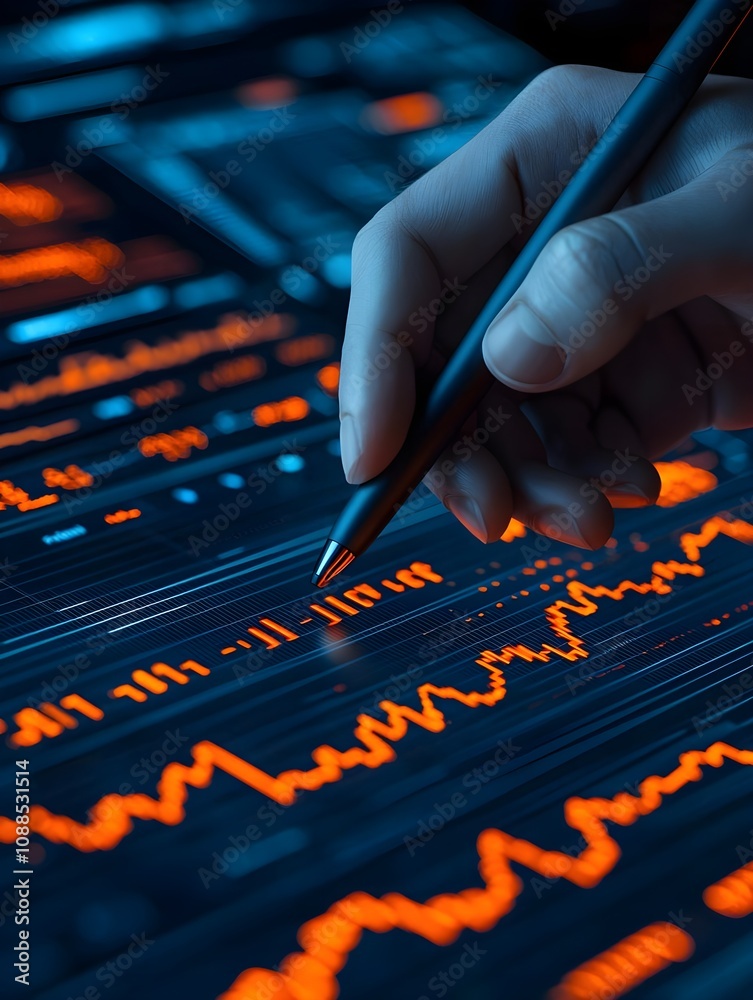 Analyzing Financial Data Graphs