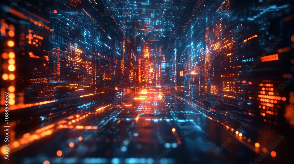 Creative business strategies visualized through digital interfaces and holographic displays. Creative business strategies visualized through digital interfaces and holographic displays.