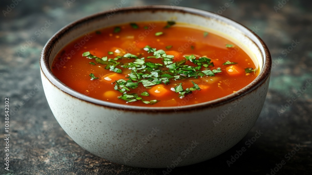 Hearty Vegetable Soup in a Bowl Hearty Vegetable Soup in a Bowl