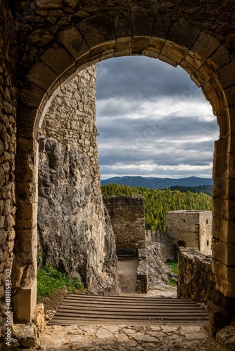 Ancient Spis Castle Standing Tall in the Scenic Slovakian Landscape