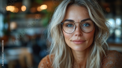 Fototapeta Naklejka Na Ścianę i Meble -  Busy middle-aged business woman executive using laptop working in office. Mature businesswoman entrepreneur at work, professional female bank HR manager looking at computer communicating with clients