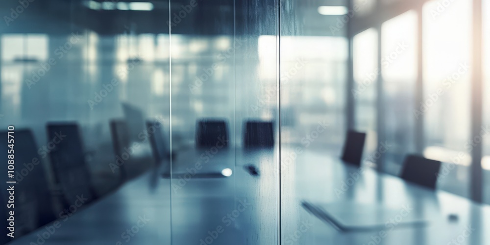 Modern Office Meeting Room View Modern Office Meeting Room View