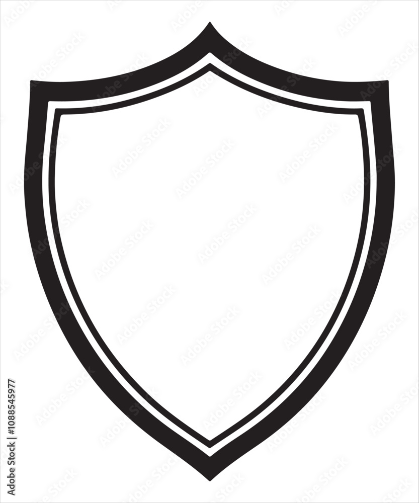 Premium Black Shield Icon Vector Illustration, Premium Black Shield Icon Vector Illustration,