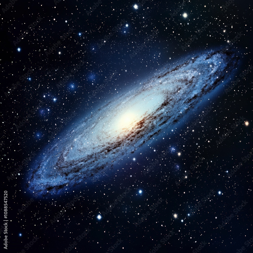 Obraz premium Spiral Galaxy in Deep Space