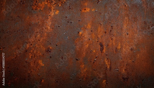 Textured rust background with pitting and rough surface, ideal for grunge overlays or vintage designs