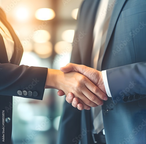 business people shaking hands