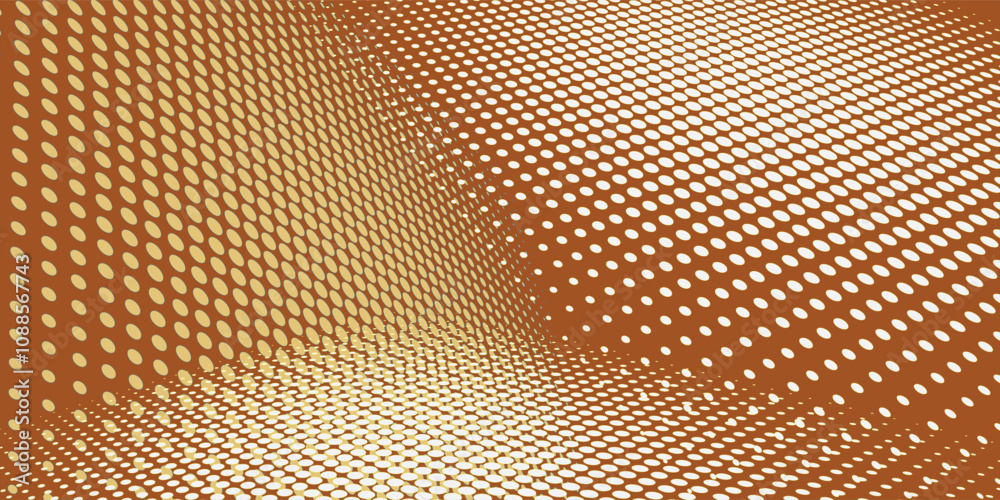 Beautiful wave pattern of dots. Monochrome banner in a bright design. Abstract monochrome dotted graphic background for posters, websites, business cards, covers, label layouts Beautiful wave pattern of dots. Monochrome banner in a bright design. Abstract monochrome dotted graphic background for posters, websites, business cards, covers, label layouts