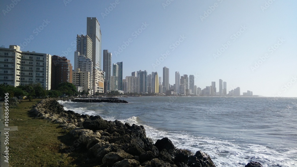 Fototapeta premium Cartagena Skyline