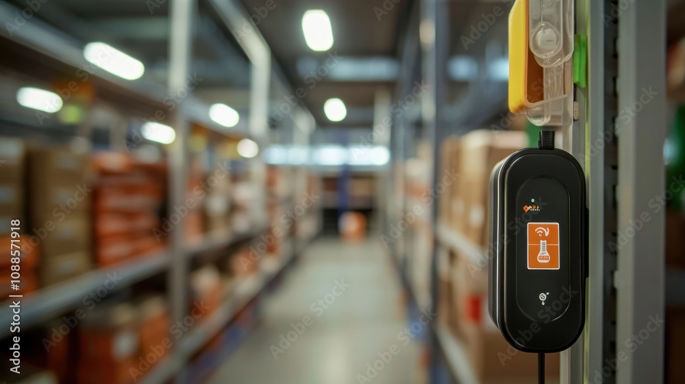RFID transponder and antenna embedded into a smart label. RFID transponder and antenna embedded into a smart label.