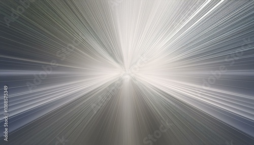 Abstract background, Metallic silver and Metallic Sunburst gradient background with light leak and grainy texture.