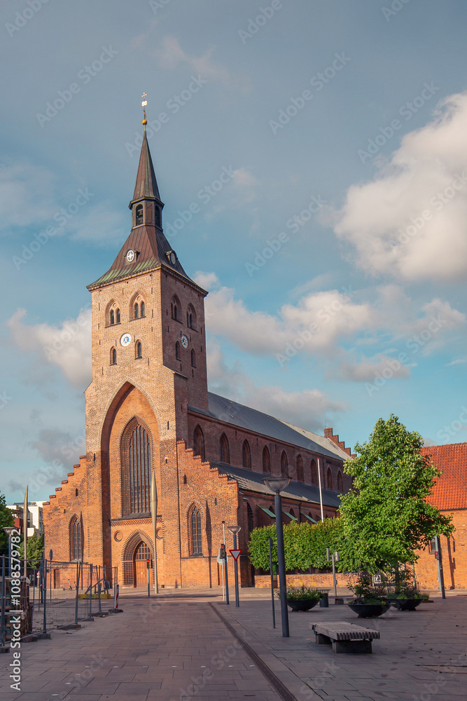Obraz premium Saint Canutes Cathedral in Odense Denmark