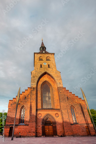 Saint Canutes Cathedral in Odense Denmark photo