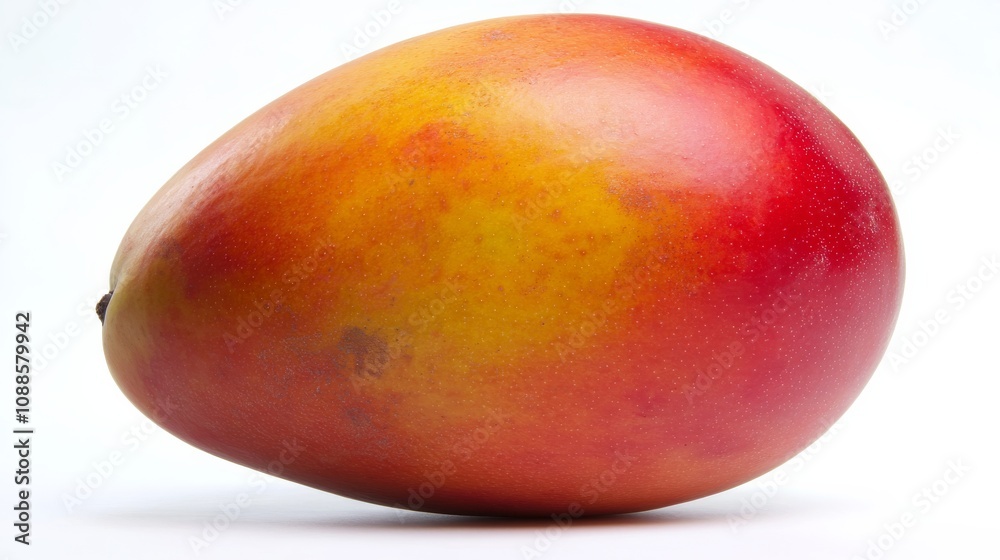A ripe mango with its smooth, oval shape and rich yellow-orange color, Each mango’s vibrant color and subtle imperfections captured with precision A ripe mango with its smooth, oval shape and rich yellow-orange color, Each mango’s vibrant color and subtle imperfections captured with precision