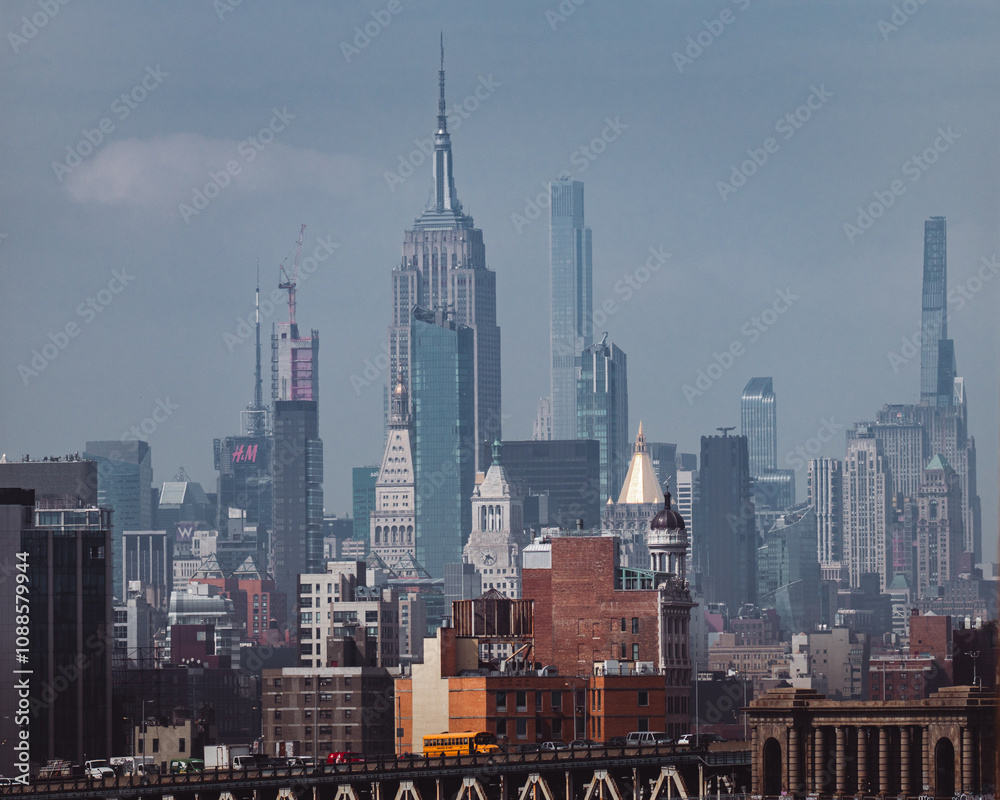Naklejka premium View on Manhattan