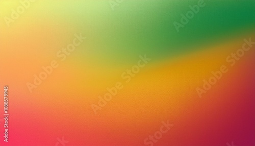 Abstract background, Mango Tango and Mantis gradient background with light leak and grainy texture.