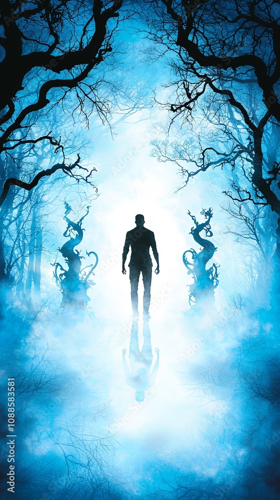 Mysterious Encounter in a Haunted Forest