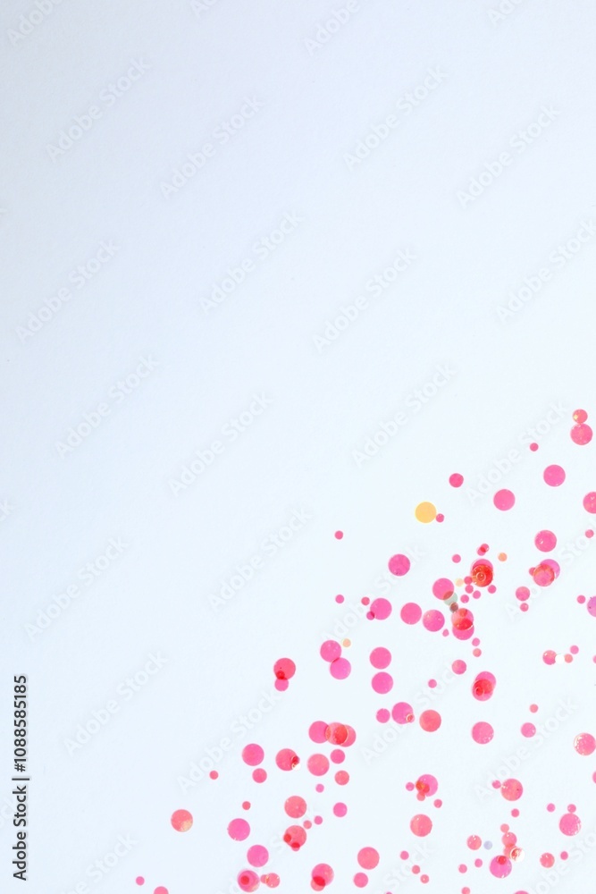 Beautiful confetti on a white background Beautiful confetti on a white background