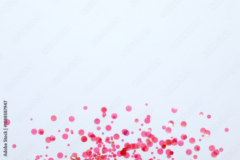 Beautiful confetti on a white background Beautiful confetti on a white background
