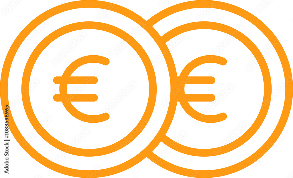 Pile of Euro Money Coins Icon
Pile of Euro Money Coins Icon
