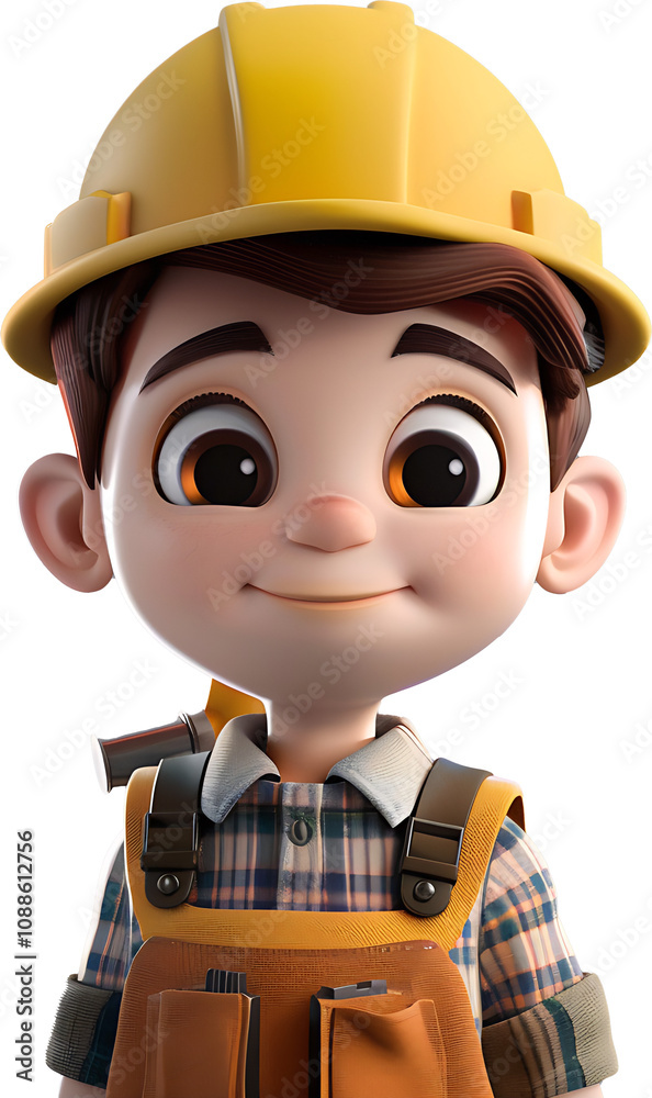 Construction 3D character Construction 3D character
