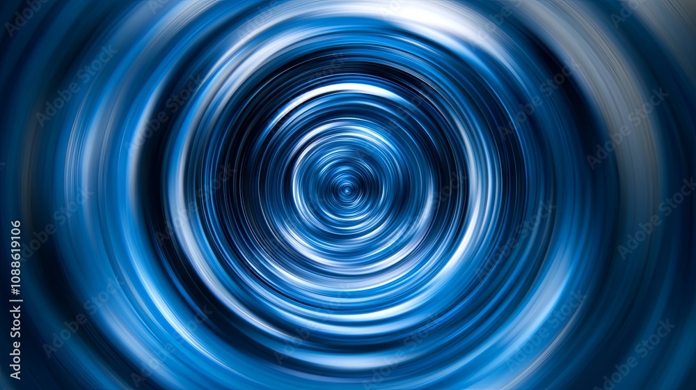 Abstract Swirling Blue Circles: Digital Art Background Abstract Swirling Blue Circles: Digital Art Background
