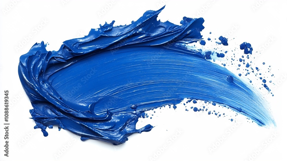 Flowing Blue Watercolor Brushstrokes Abstract Art Flowing Blue Watercolor Brushstrokes Abstract Art