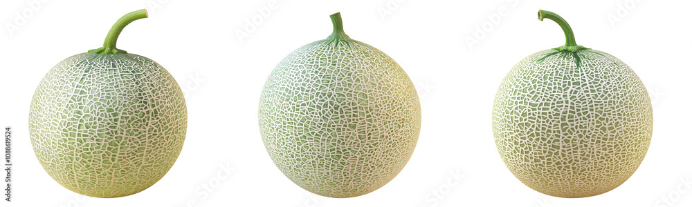 High-Quality PNG of Orange melons isolated on white background, Melon or cantaloupe isolated on white background Png file. – High Resolution High-Quality PNG of Orange melons isolated on white background, Melon or cantaloupe isolated on white background Png file. – High Resolution
