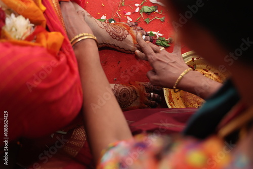 pada puja an important custom in hindu wedding ceremony