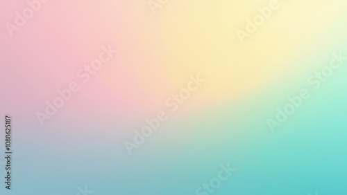 Soft pastel gradient background with subtle rainbow colors