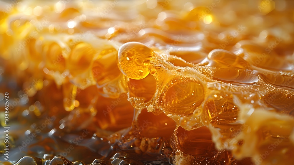 Thick honey layers stylize. AI generated Thick honey layers stylize. AI generated