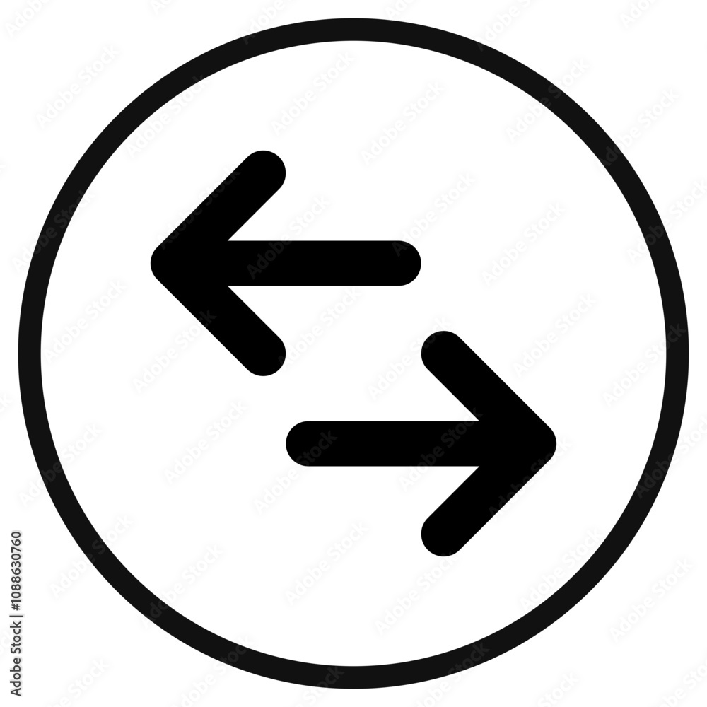 Editable vector data transfer arrows icon. Part of a big icon set family. Perfect for web and app interfaces, presentations, infographics, etc Editable vector data transfer arrows icon. Part of a big icon set family. Perfect for web and app interfaces, presentations, infographics, etc