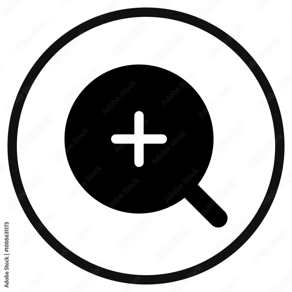 Editable vector zoom in icon. Part of a big icon set family. Perfect for web and app interfaces, presentations, infographics, etc Editable vector zoom in icon. Part of a big icon set family. Perfect for web and app interfaces, presentations, infographics, etc