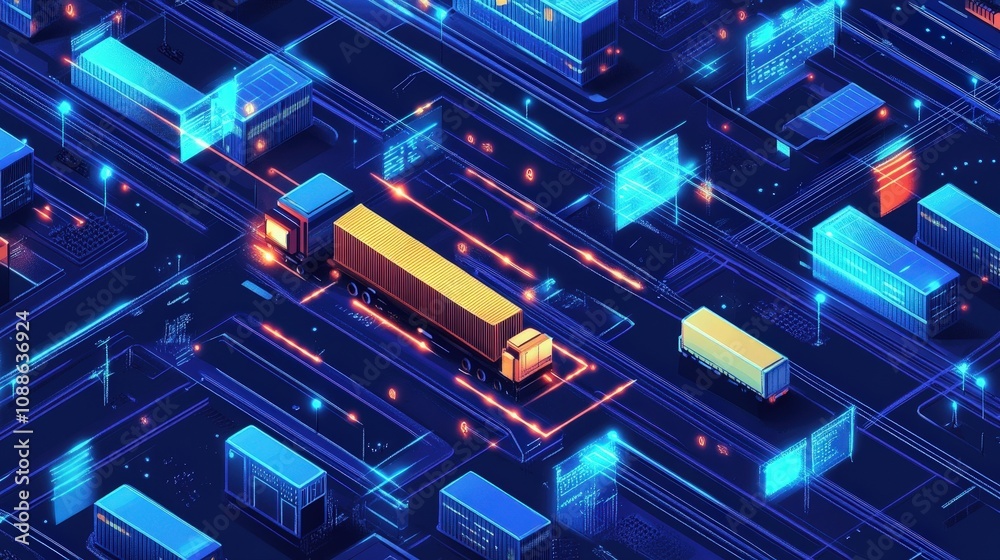 The logistics industry is undergoing a technological revolution, driven by advancements in AI, automation, and data analytics The logistics industry is undergoing a technological revolution, driven by advancements in AI, automation, and data analytics