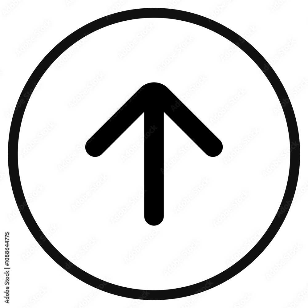 Vector single arrow chevron up icon. Black, white background. Perfect for app and web interfaces, infographics, presentations, marketing, etc. Vector single arrow chevron up icon. Black, white background. Perfect for app and web interfaces, infographics, presentations, marketing, etc.