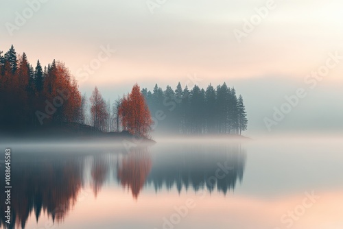 Misty Finnish Forest: Capturing the Serenity of Nature