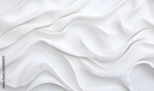 Fabric with Wrinkles and Folds. Wavy Surface Texture,generation AI