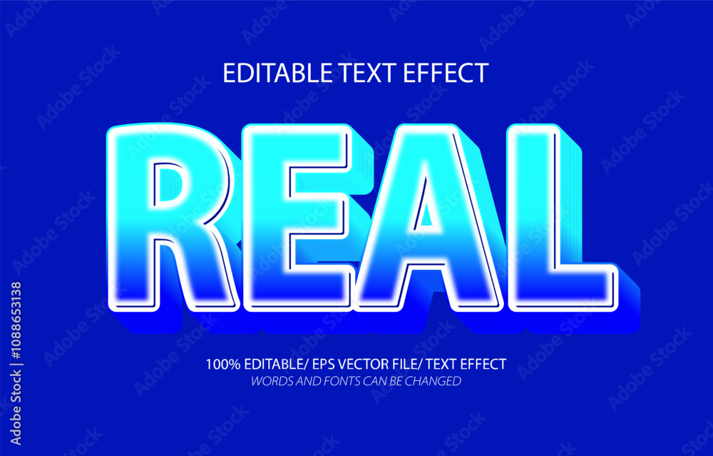 Real editable text effect, 3D editable text template. Real editable text effect, 3D editable text template.