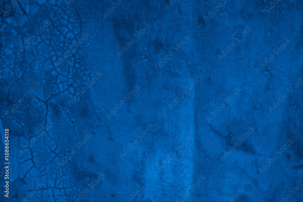 Old wall pattern texture cement blue dark abstract blue color design are light with black gradient background. Old wall pattern texture cement blue dark abstract blue color design are light with black gradient background.