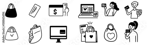 Set of modern icons with People talking, Cappuccino cream, Direction signs, Copyright locker, Laureate medal symbols, Money wallet, SSD, Brand ambassador. Heart.